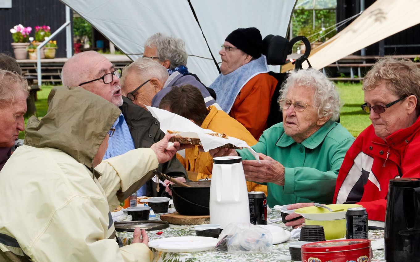 Ældre på naturcentret