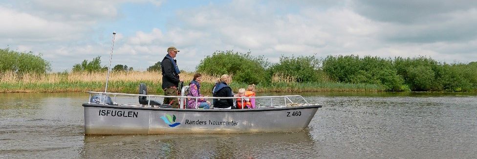 Moterbåd på Gudenåen