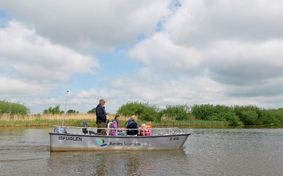 Moterbåd på Gudenåen